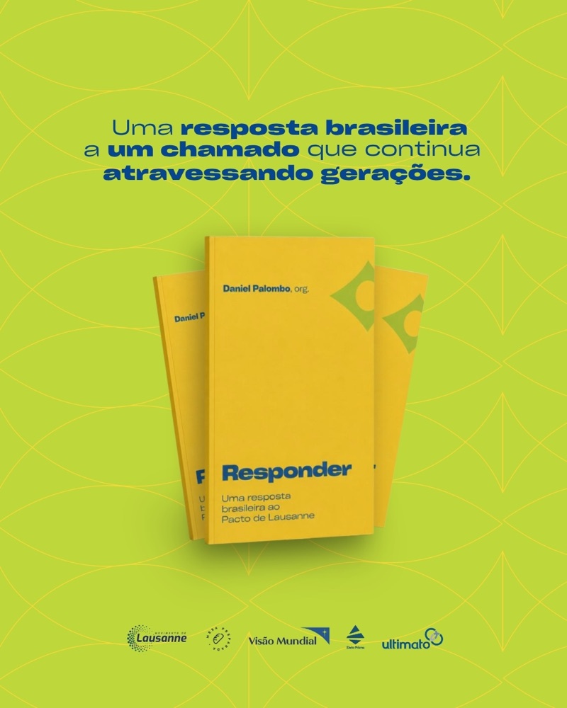 Capa do livro Responder: uma resposta brasileira ao Pacto de Lausanne, organizado por Daniel Palombo